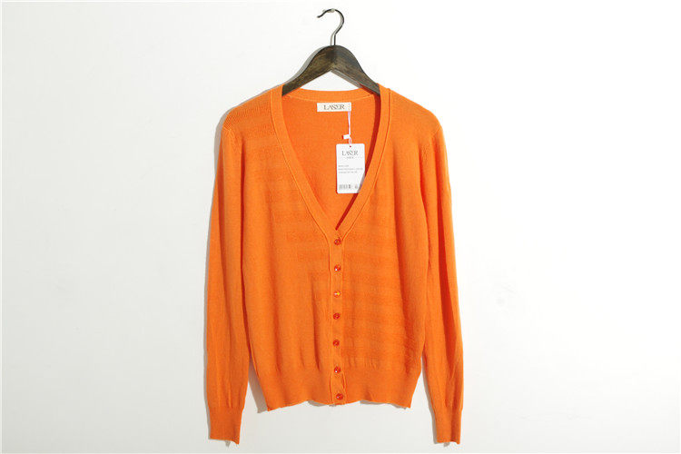 【<em>外贸</em>新款 <em>女</em>春秋<em>针织</em>衫<em>开衫</em> 条纹小外套 OL