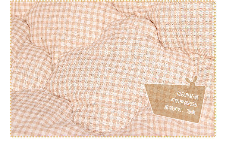 Peach baby organic cotton double gauze cotton thick core of pure cotton bedding in neonates