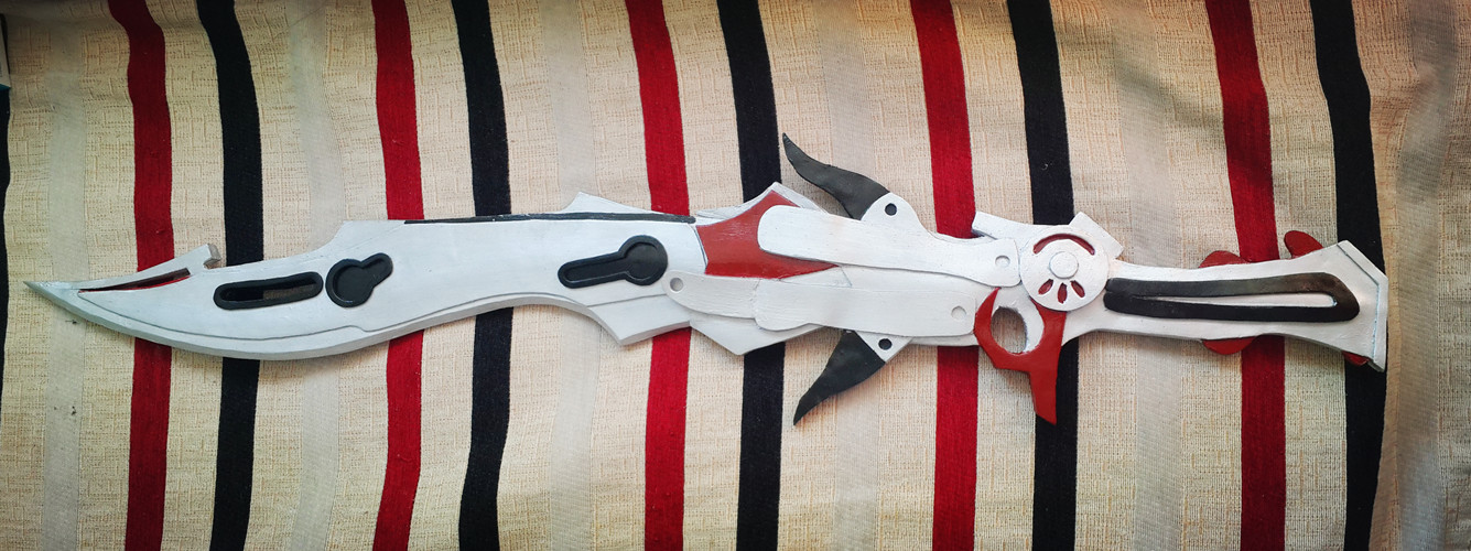 Final Fantasy Versus XIII Thunder Cos props Wang Zhezhi blade Custom made