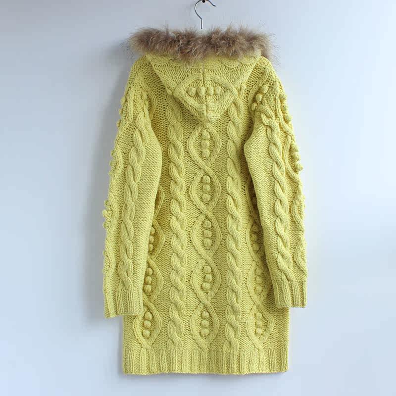 批发采购<em>女式毛衣</em>-新款韩版纯手工针织<em>开衫</em> 女