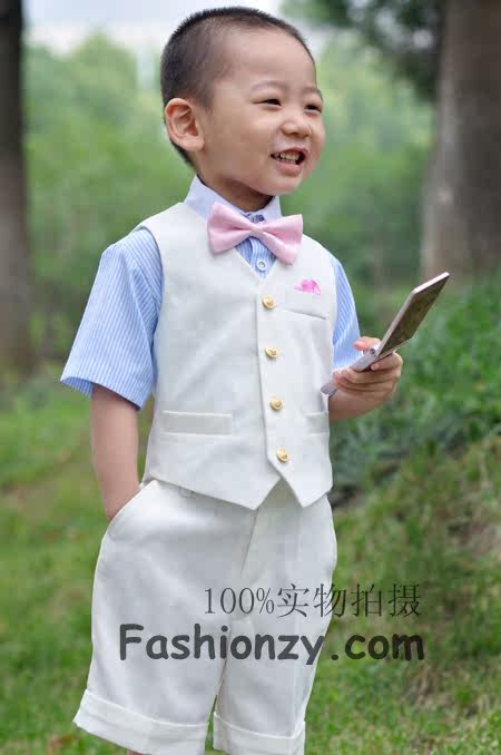 <em>天猫</em> <em>淘宝商城</em>男童礼服套装<em>儿童马甲</em> 中短裤条