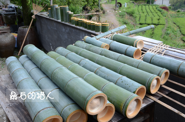 新鲜楠竹竹筒 高山野生老毛竹楠竹孟宗竹 竹筒饭蒸筒竹枕竹杯竹器