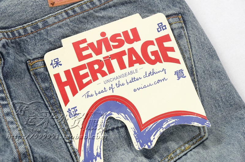Джинсы мужские Evisu e6035 Классическая джинсовая ткань 2013 Evisu Длинные брюки (длиной ниже щиколотки) Блестящая, Рваные, Обработано наждачной бумагой, Шлифованный край, Обшарпанные 2013 Молодежь Четыре времени года Много карманов Классическая джинсовая ткань Для отдыха