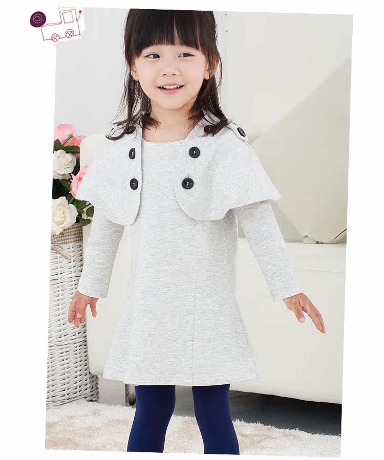 ESBEELI Korean version of the 2012 spring children's wear new girl dress children dresses