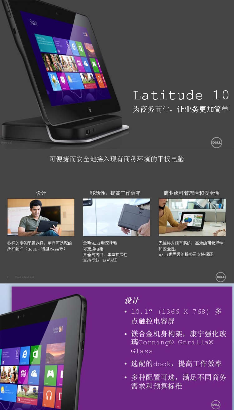 Планшет Dell Latitude 10 Z2760/2G 64GSSD Планшет Dell Latitude 10 Z2760/2G 64GSSD