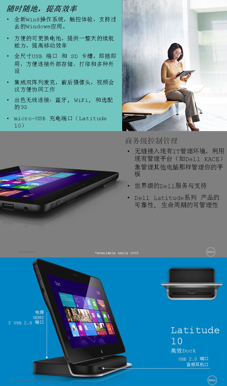 Планшет Dell Latitude 10 Z2760/2G 64GSSD Планшет Dell Latitude 10 Z2760/2G 64GSSD
