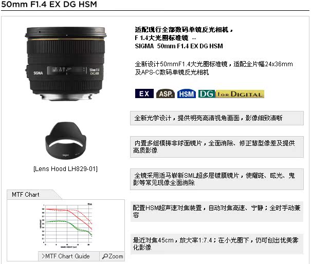 SLR объектив Сигма 50 мм F1.4 EX DG HSM Sigma 50/1.4 подлинный Pentax PK новый магазин SLR объектив Сигма 50 мм F1.4 EX DG HSM Sigma 50/1.4 подлинный Pentax PK новый магазин