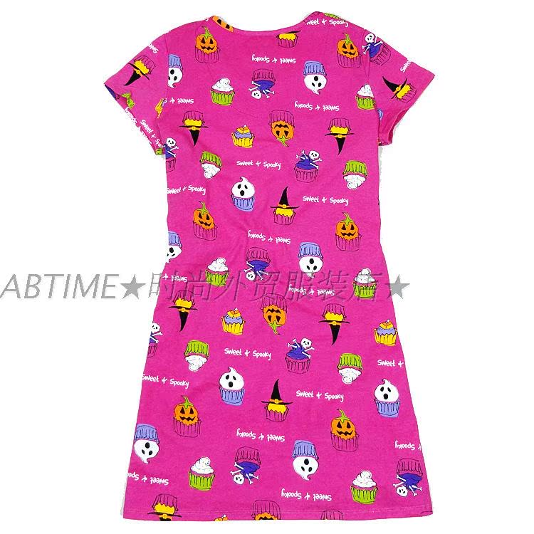 foreign trade original single Short sleeve pajamas Nightdress special Plus Size Fattening pure cotton foreign trade ma'am Home Furnishing Long T-shirt maternity dress