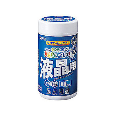 CD-WT4N-C, 三和Sanwa CD-WT4N-C 液晶屏幕专用湿巾(80片)