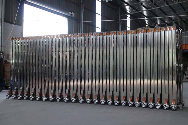 铝合金门 铝合金大门 铝合金自动伸缩门 电动伸缩门