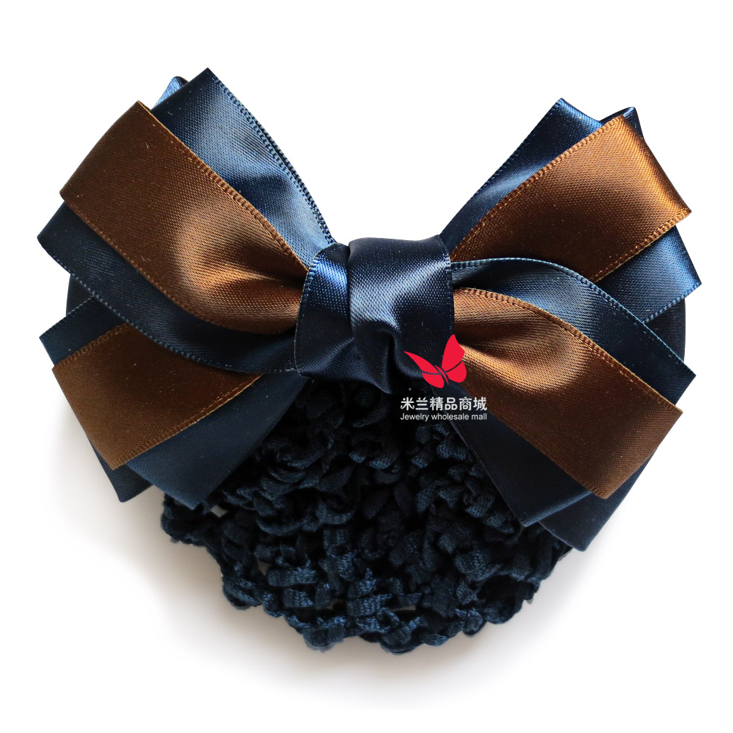 头花职业头花发夹护士酒店职员用发网职业头花