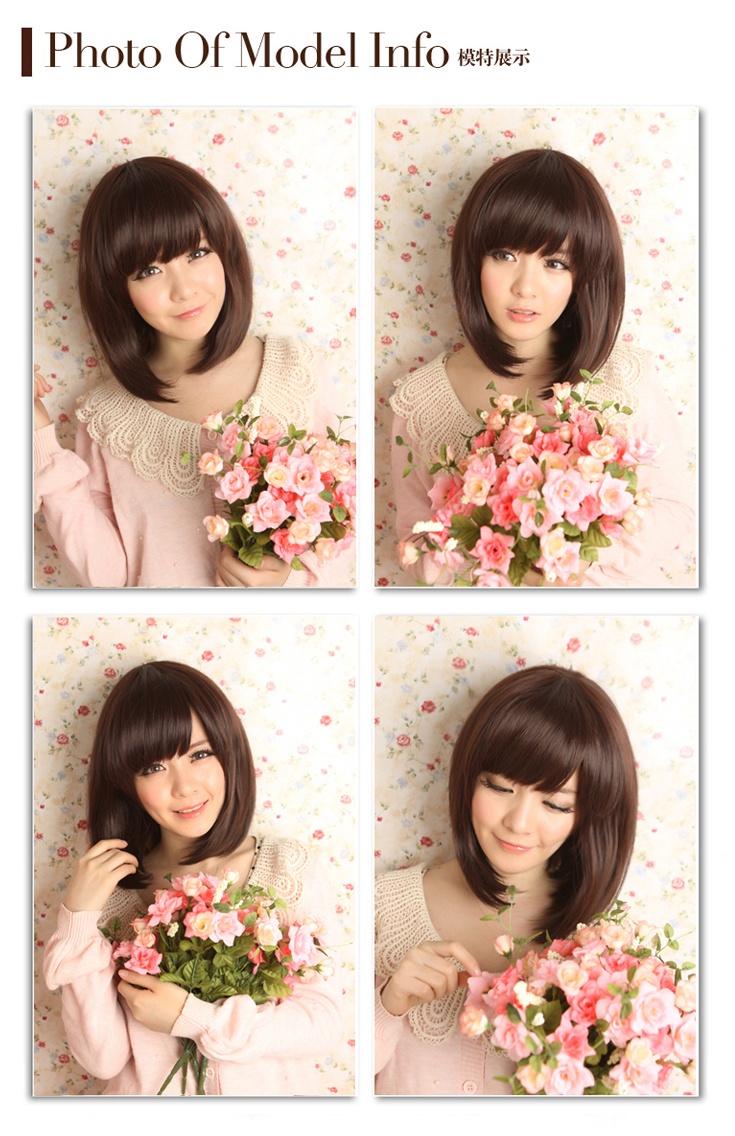 假发 短发 新款 <em>BOBO</em>头 <em>发型</em> 女 波波头 梨花头