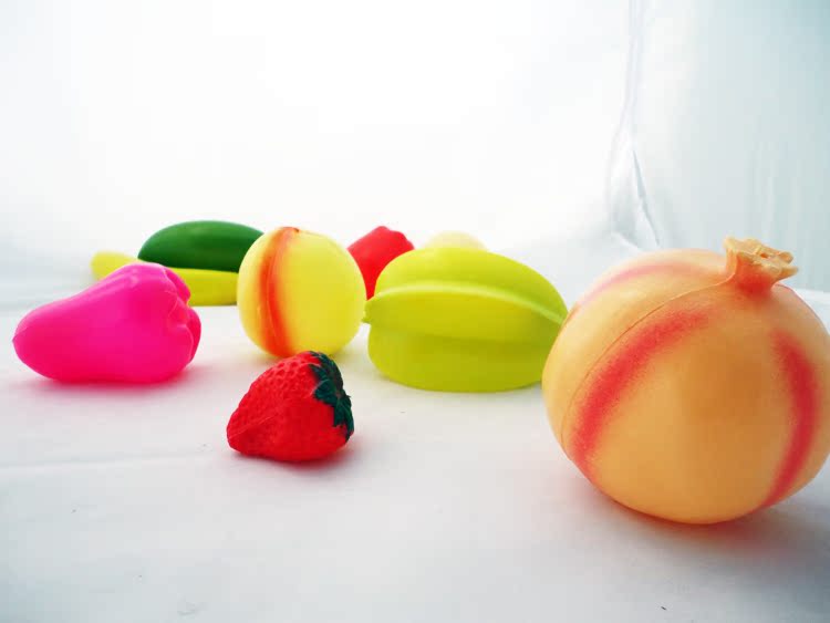 【仿真水果假蔬菜模型桃子梨芒果杨桃草莓梨玩