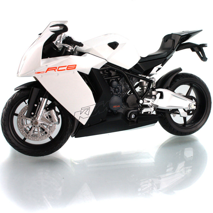 1:12 KTM RC8 super model motorcycle model alloy toy