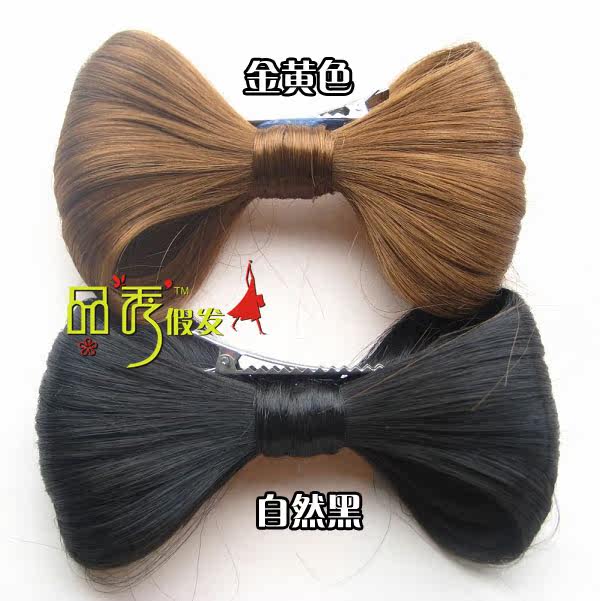 2013 New OL Temperament Sweet Duck Mouth Clip Womens Bowknot Wig 14.5 x 9.5cm