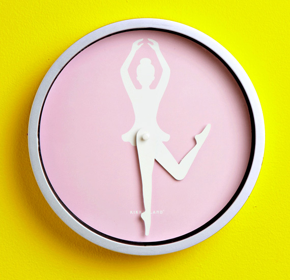 Ballerina wall clocks