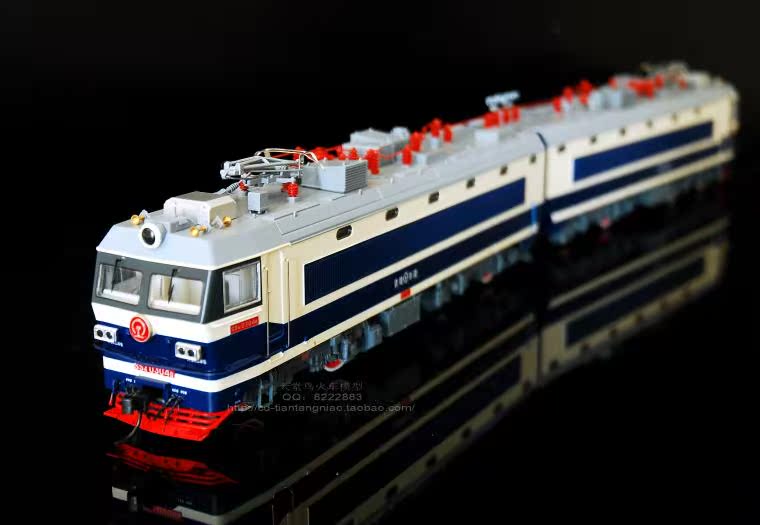 百万城火车模型 中国韶山4(ss4)型电力机车 京局丰段0304图片_5