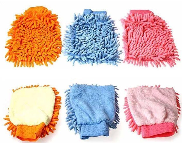 Super Mitt Microfiber Car Wash Washing Cleaning Glove  Tables, Boats 