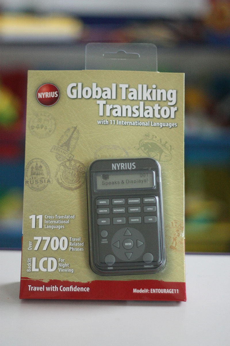 国 Nyrius Global 旅游用 11国语言 发声翻译器|