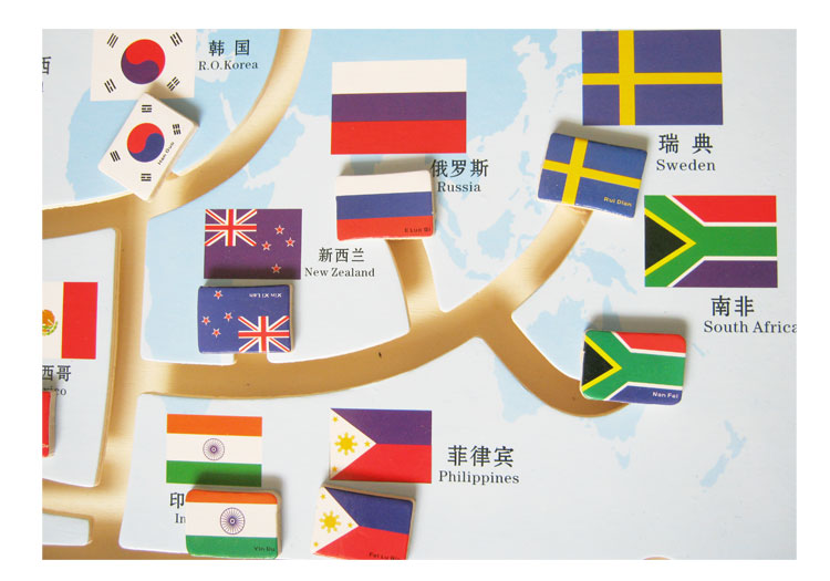 儿童早教玩具 数字运算多米诺\/\/国旗找位轨道游