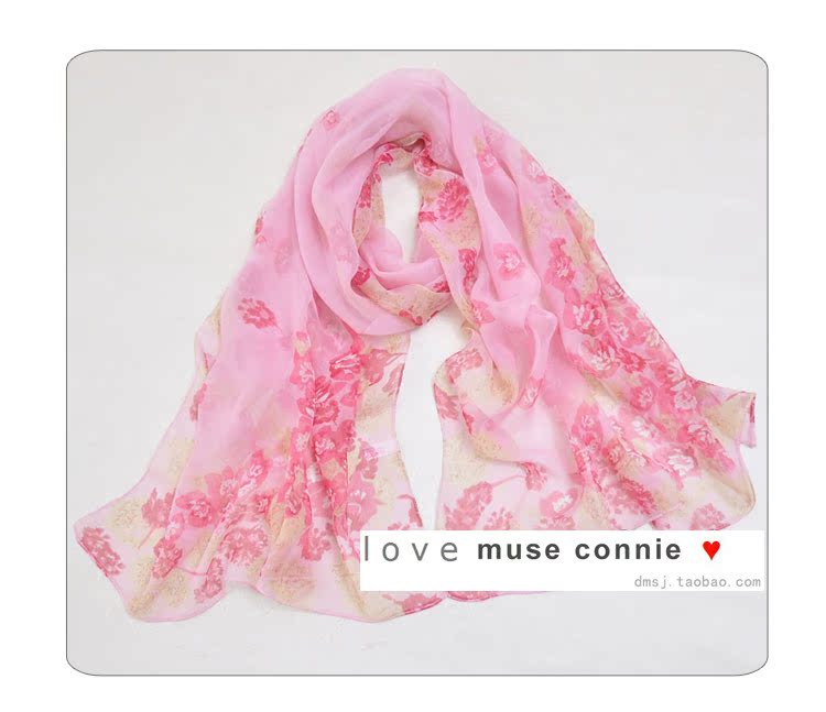 шарф MUSES Connie s00s 2013 Женское Шифон, жоржет Шарф В горошек Весна и осень, Лето, Зима Цветочный принт шарф MUSES Connie s00s 2013 Женское Шифон, жоржет Шарф В горошек Весна и осень, Лето, Зима Цветочный принт
