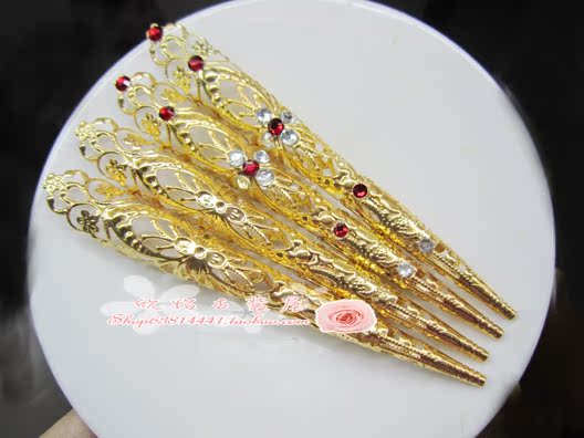 指甲套清代皇后妃子指甲美甲金色 女式甑嬛传