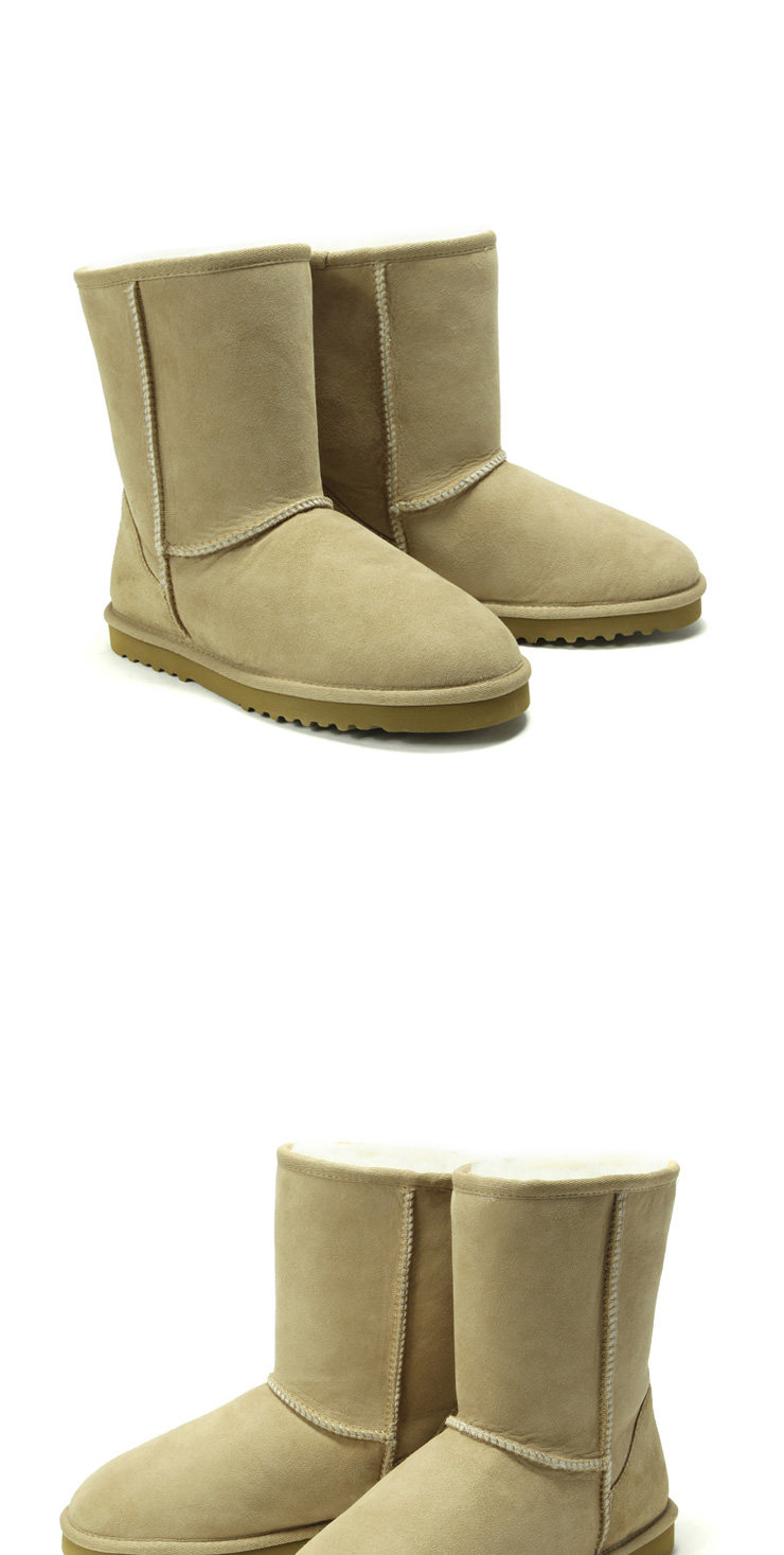 Outdoor shoes outdoor recreation a genuine warmth of camel wool-one snow boots women boots