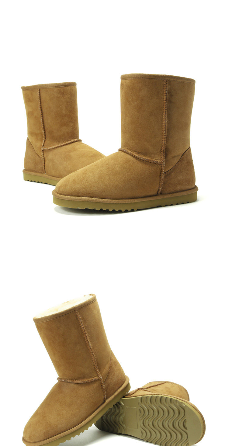 Outdoor shoes outdoor recreation a genuine warmth of camel wool-one snow boots women boots