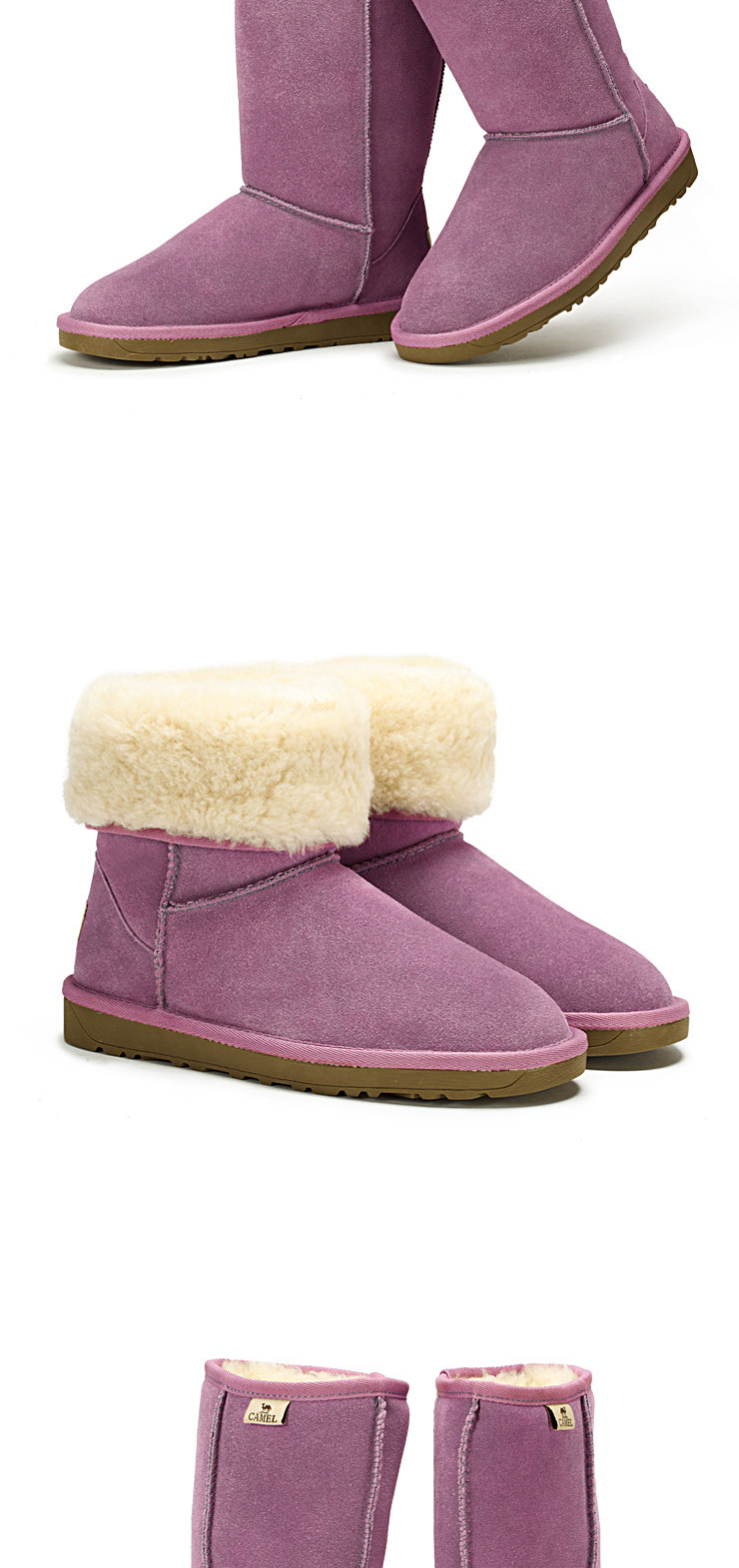 Camel outside the user's snow boots winter fashion boots women boots