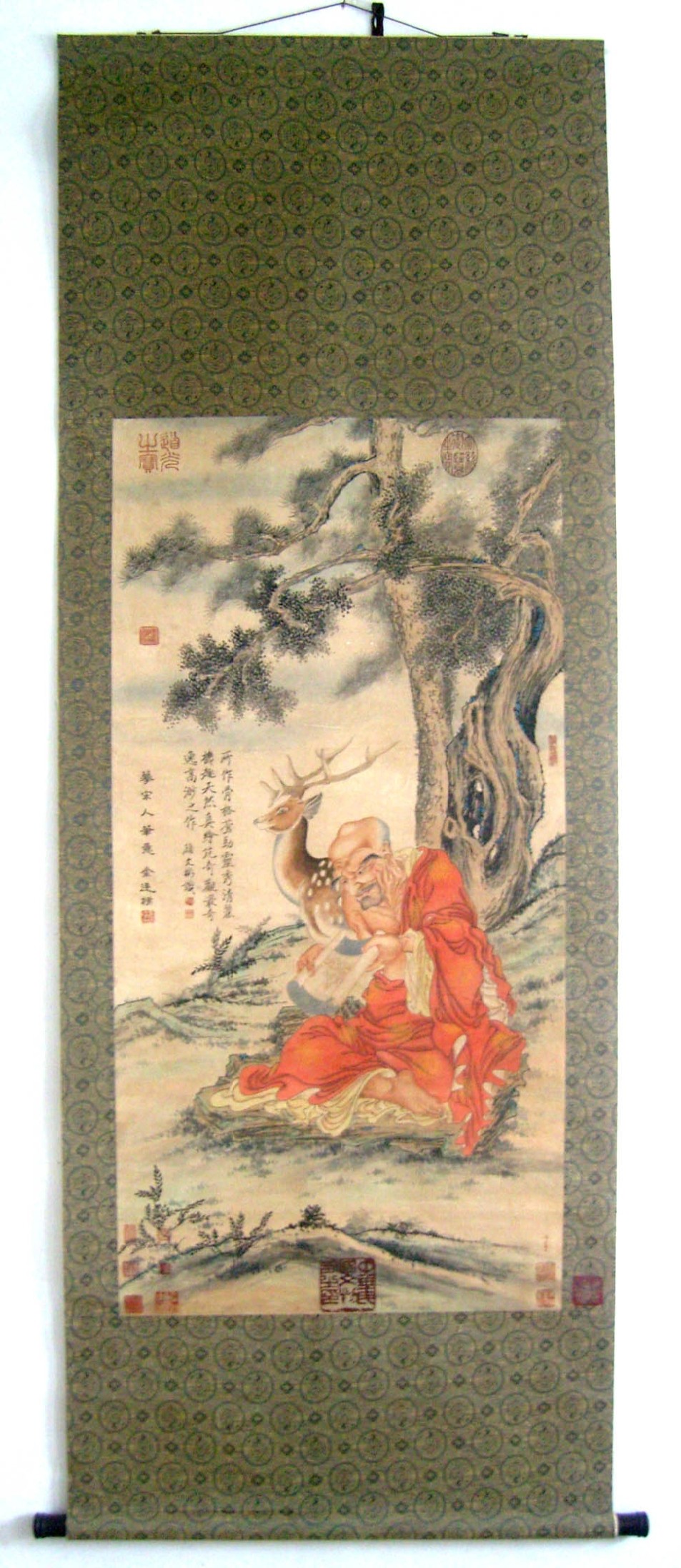 顾文彬题跋《罗汉图轴,文物商店旧藏】价格,厂家,图片,国画,张云龙