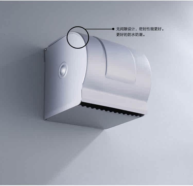 Thickening of bathroom space aluminium waterproof toilet paper toilet paper holder paper towel box of tissues stand 1605 with rollers