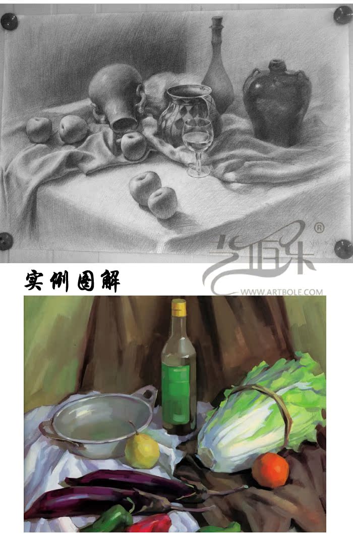 静物素描写生衬布 台布 底色布 背景布 水粉画背景布 2*1.1m/色