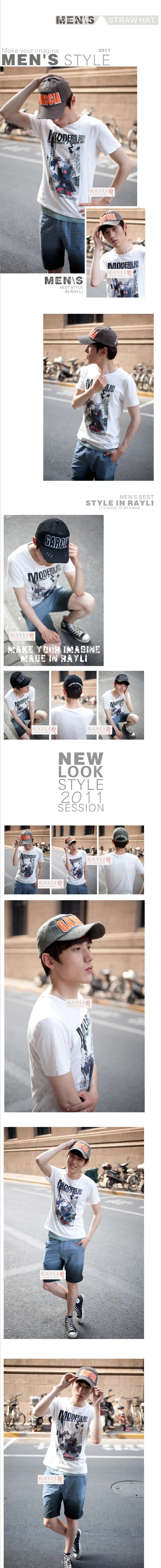 Rayli RAYLI new baseball caps men General Korea Korean leisure tide authentic Hat Cap edging K1101