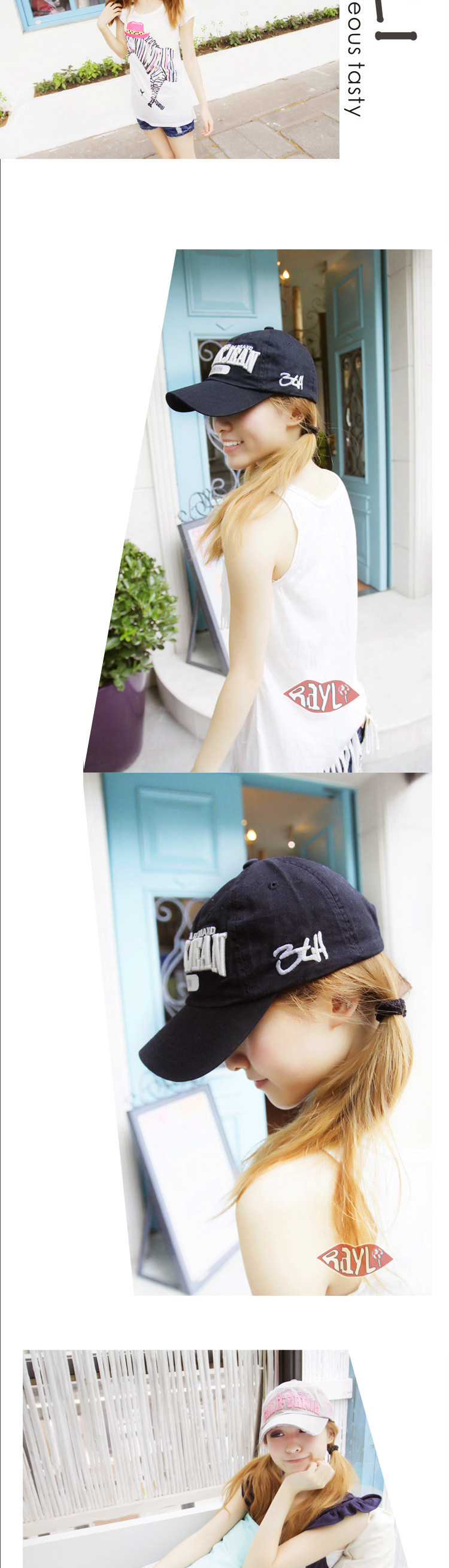 RAYLI summer of Korean men and women BREAK Cap Baseball Cap Hat fashionable genuine temperament K1017