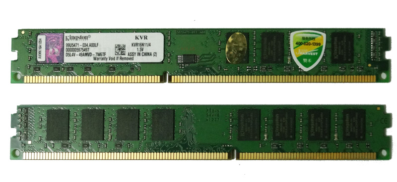 【金士顿 4G\/DDR3\/1600 单条台式机内存条 K