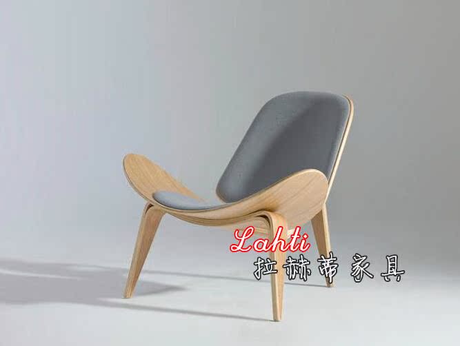 首页 家装,建材 客厅家具 其他椅,凳,榻 shell chair三角贝壳椅弯木板