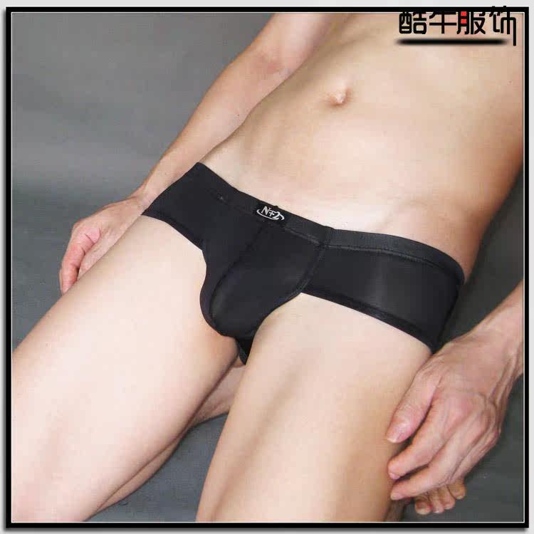Stretchy Iced Silk Low Waist Thin Transparent Sext Thongs