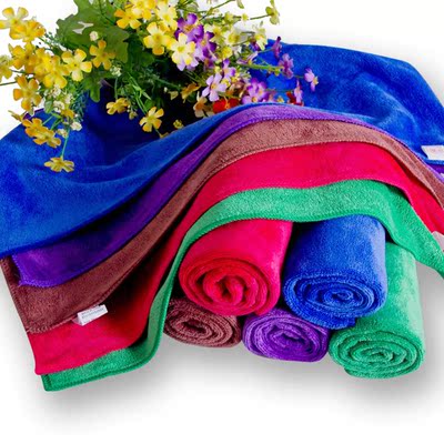 批发汽车专用洗车毛巾擦车巾超细纤维加厚磨绒