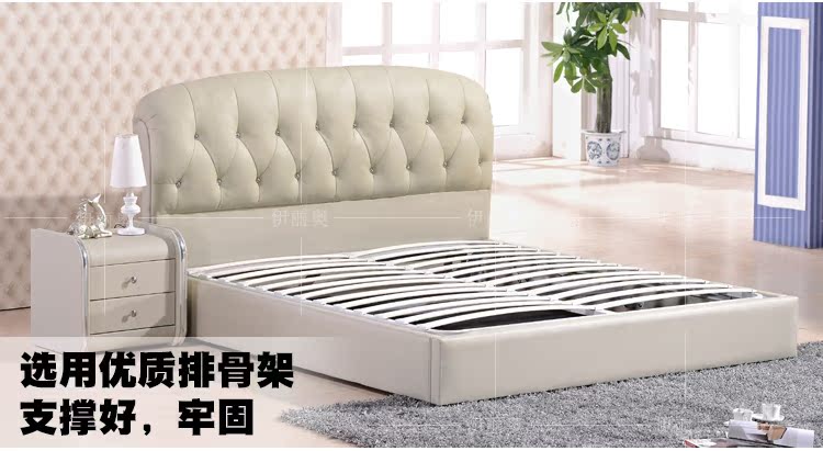 кожаная кровать Yi Liao 1.8 D13 кожаная кровать Yi Liao 1.8 D13