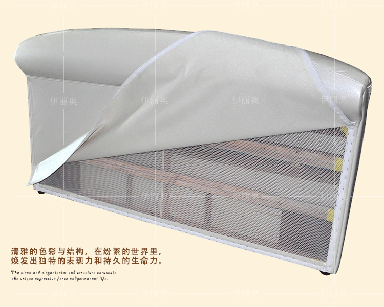 кожаная кровать Yi Liao 1.8 D13 кожаная кровать Yi Liao 1.8 D13