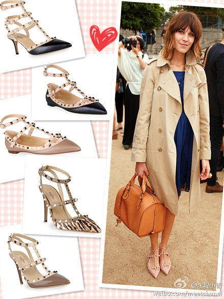 欧洲站 小辣椒外贸鞋<em>批发</em> <em>华伦天奴女鞋</em>铆钉尖