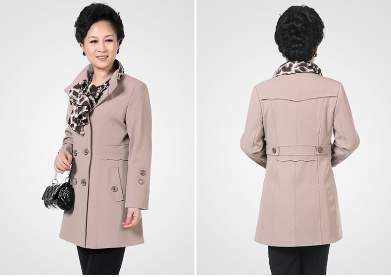 <em>中老年</em>秋装妈妈装秋装<em>外套中老年</em>女装<em>长风衣</em>中