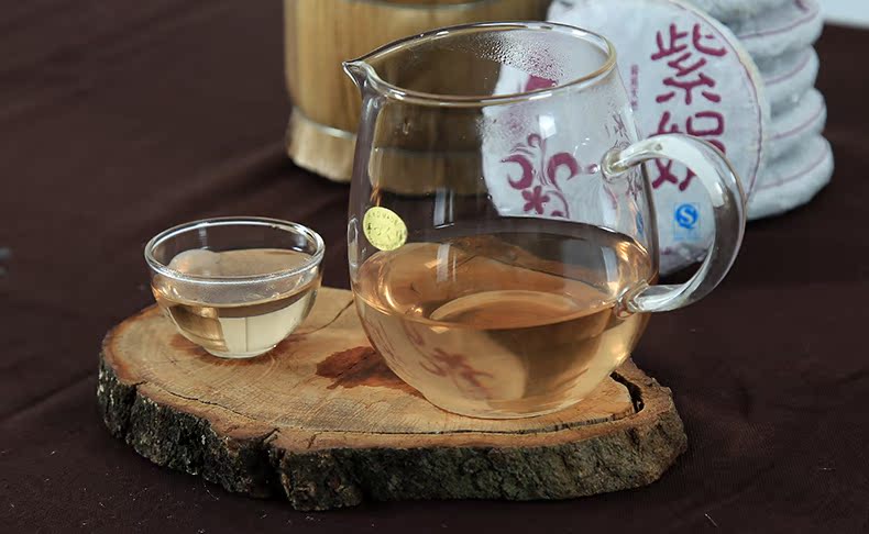 古陌茶叶 紫芽普洱茶生茶 勐海紫鹃茶 头春茶 健康稀珍 买10送1