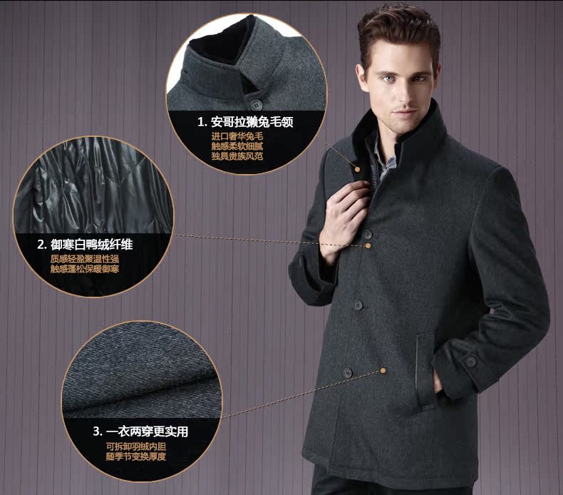 Пальто мужское Fomoce w6218401 Пальто мужское Fomoce w6218401 Fomoce / Fa Mansi
