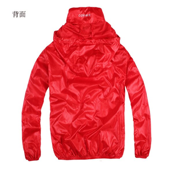 quality goods COHIKE   Men's style   12049 outdoors Ultra light Windbreak Prevention skin Windbreaker   Raincoat   special counter