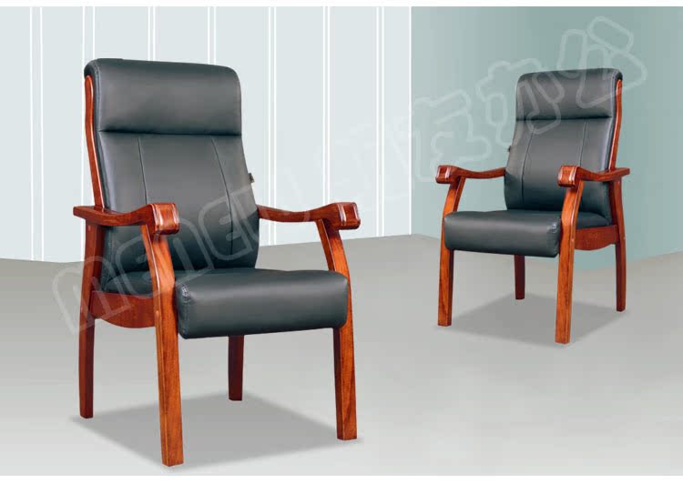 【环保皮椅子 办公椅 大会议室椅子 实木椅子 明