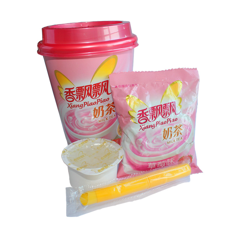香飘飘杯装奶茶 草莓味 80克杯装 2012年新日期 正品口味齐全图片_6