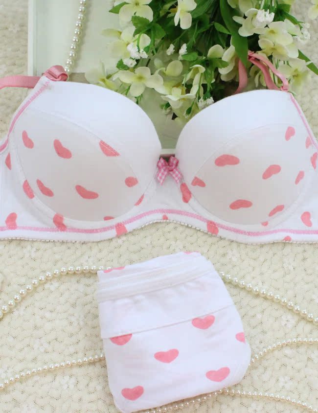 新品日系少女<em>文胸</em>内衣纯棉薄款<em>胸罩青春期</em>女孩