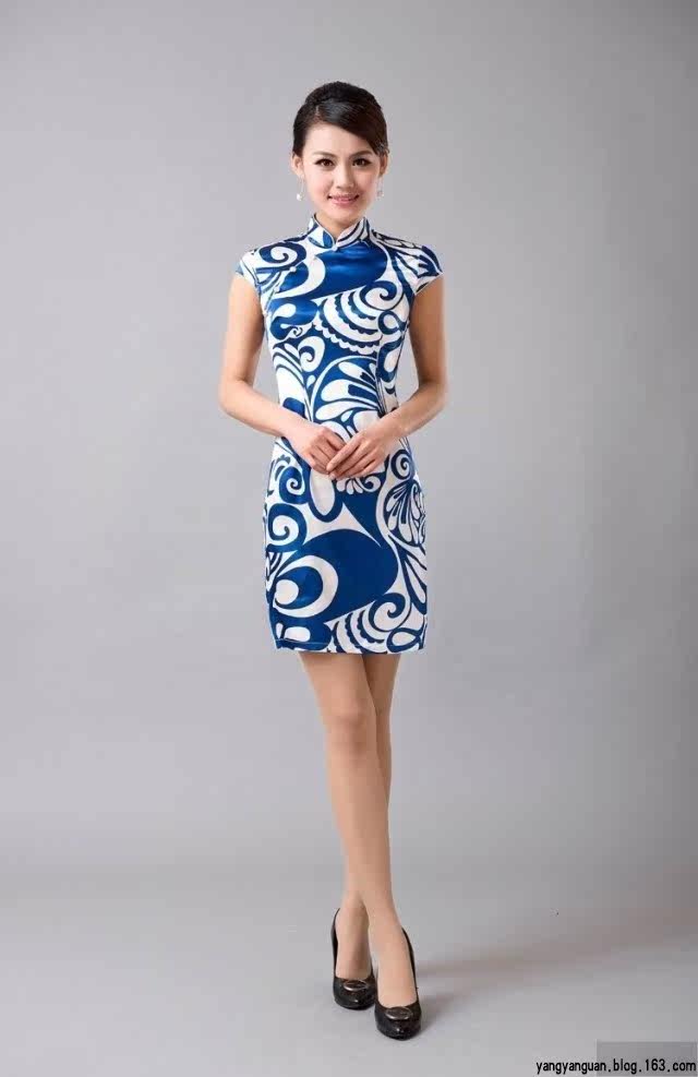 青花旗袍 - <em>养眼馆</em>的日志 - 网易博客