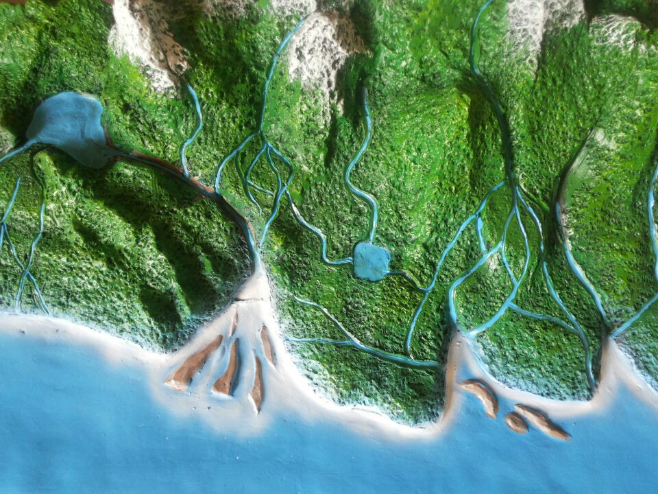 立体流水地形地貌模型 18种地貌 地理教学模型 科教仪器材 地理园